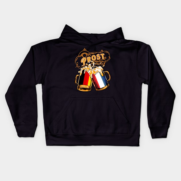 Oktoberfest Wiesn Prost Deutschland - the Netherlands Tshirt Kids Hoodie by TonTomDesignz